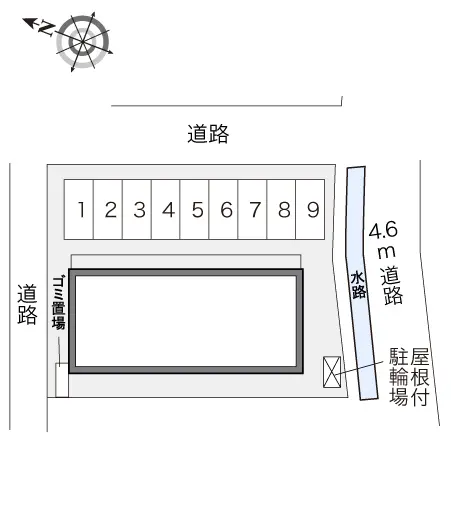 ★手数料０円★菊川市加茂　月極駐車場（LP）